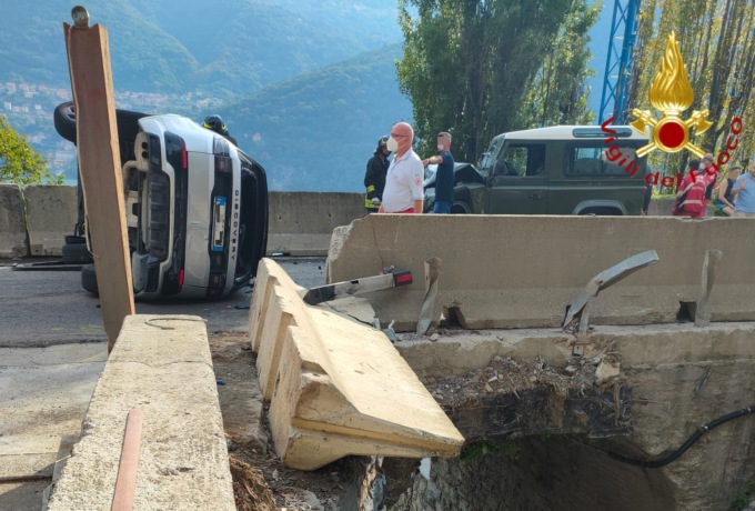 Incidente stradale sulla Regina: quattro feriti tra cui due bambini