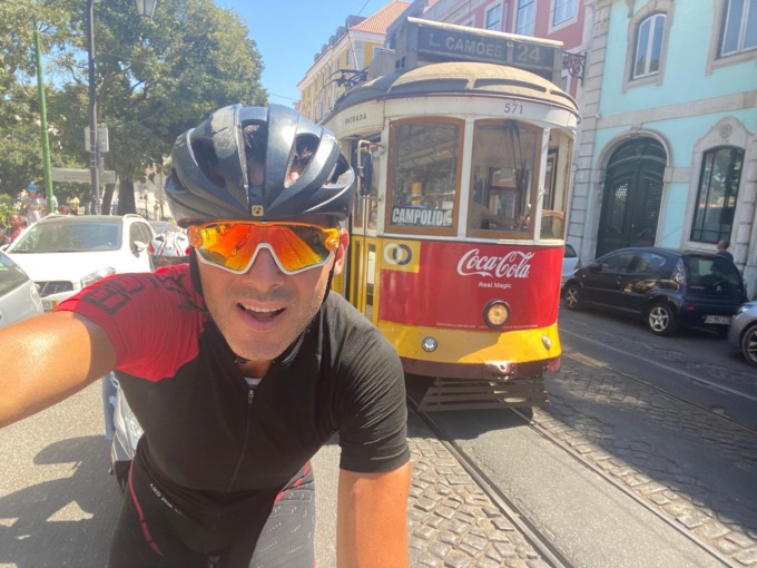 Da Ronago a Lisbona in bici: impresa solidale compiuta