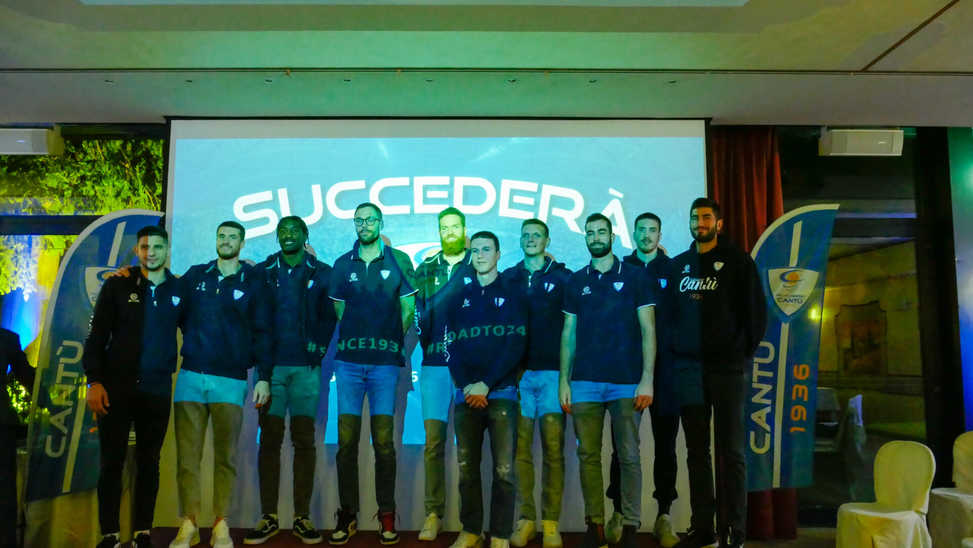 La Pallacanestro Cantù si presenta in grande stile agli sponsor Prima
