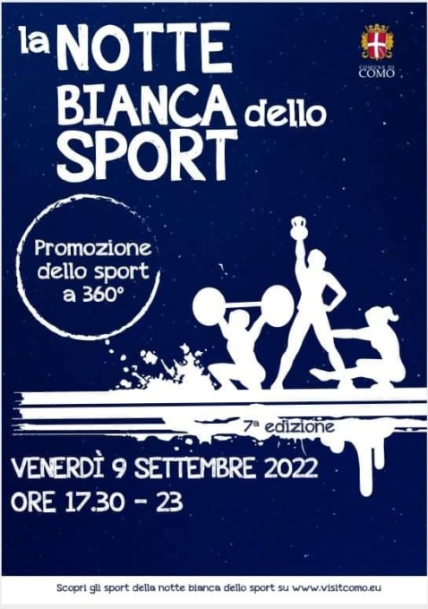 Torna la Notte Bianca dello Sport a Como