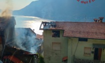 In fiamme un laboratorio a Pognana: maxi mobilitazione di Vigili del fuoco