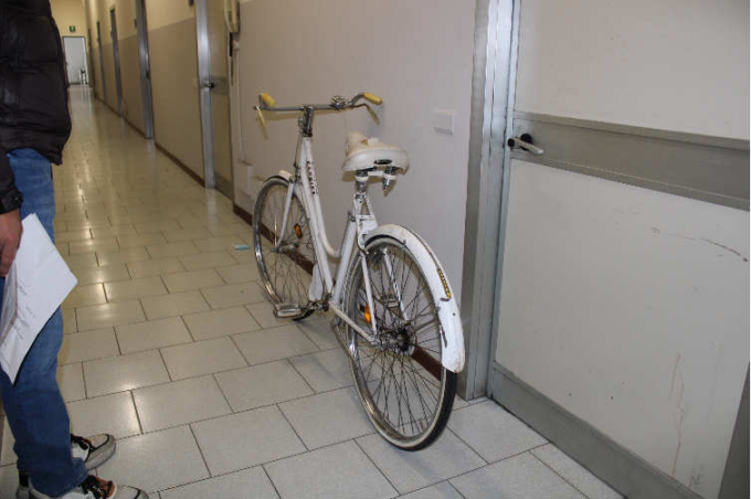 Bici sequestrata dalla Questura