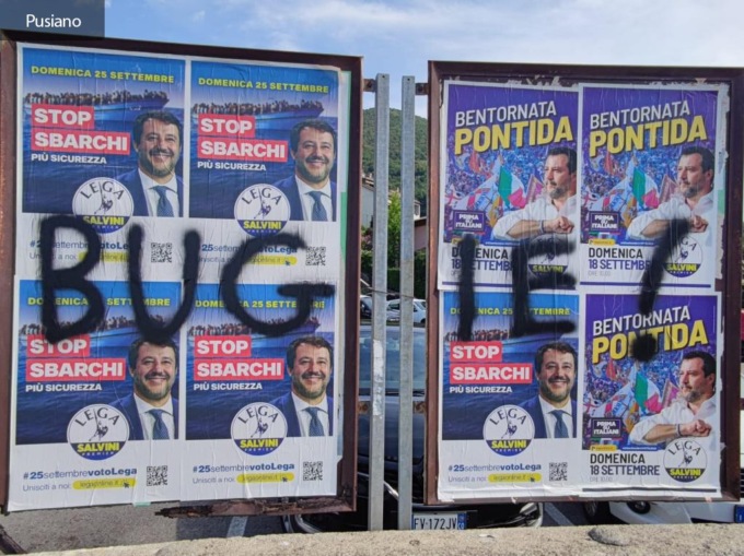 Manifesti della Lega strappati nell’erbese, Zoffili: “Maleducati allergici alla democrazia”