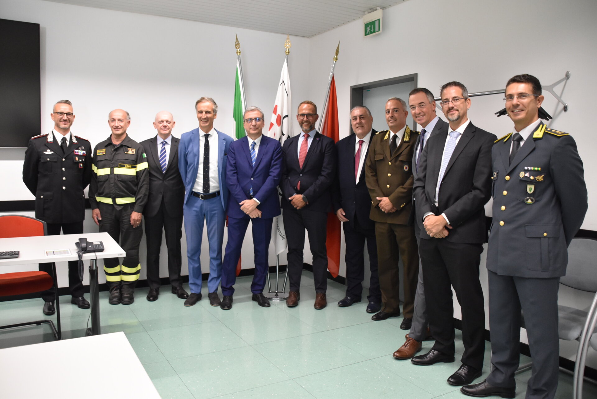 Como e Ticino: siglato il l'accordo in caso di emergenze di protezione civile