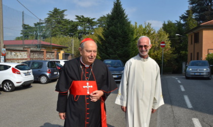 Il Cardinale Cantoni in visita a Bregnano: "Perché qui? Perché è una parrocchia piccola e tutti sono uguali agli occhi di Dio"