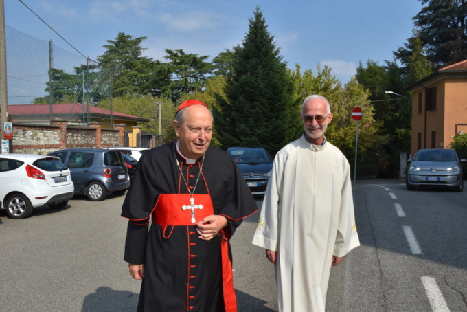 Il Cardinale Cantoni in visita a Bregnano