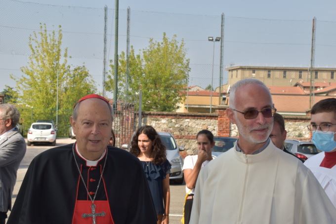 Il Cardinale Cantoni in visita a Bregnano