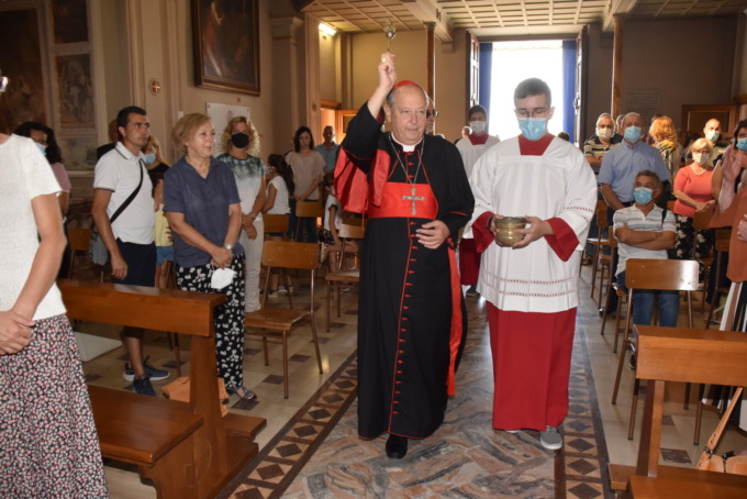 Il Cardinale Cantoni in visita a Bregnano
