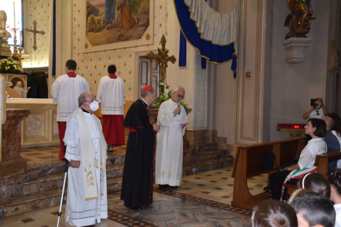 Il Cardinale Cantoni in visita a Bregnano