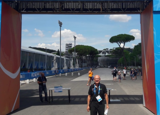 Il pediatra Mariani ai Master di nuoto al Foro Italico a Roma