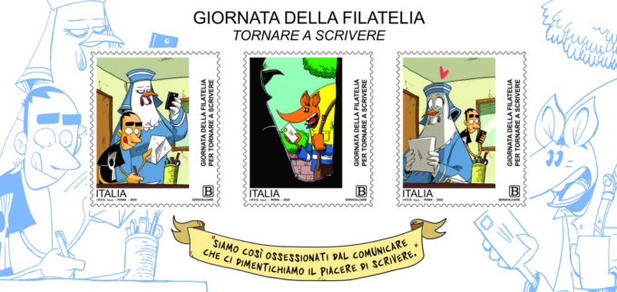 Giornata della Filatelia: i francobolli disegnati da Zerocalcare disponibili anche a Como