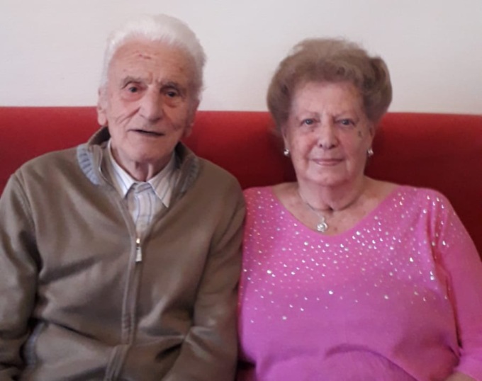Nozze di diamante per Renato e Lucia