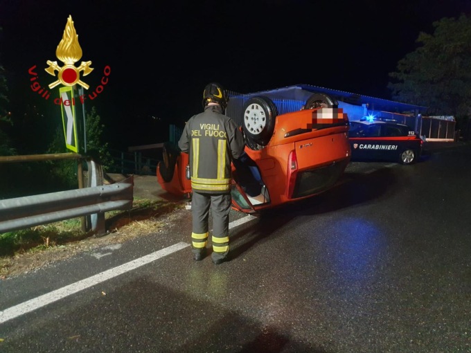 Incidenti a Laglio e Solbiate SIRENE DI NOTTE