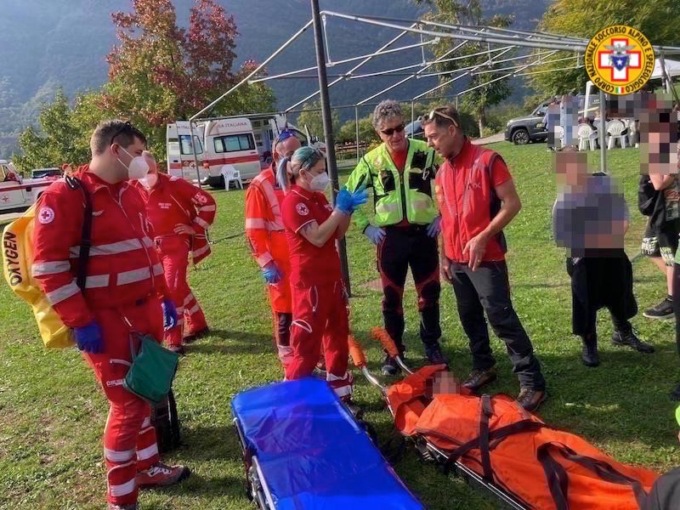 Olgiate, a scuola Soccorso alpino, Vigili del fuoco e Sos