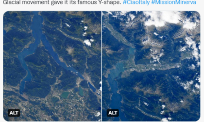 Il Lago di Como in tutta la sua bellezza: Samantha Cristoforetti ci regala immagini uniche