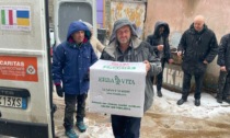 Missione umanitaria in Ucraina sotto la neve