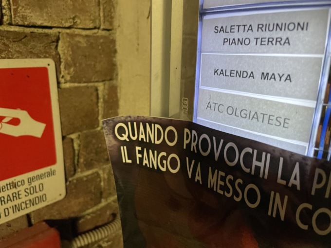 Striscione animalista