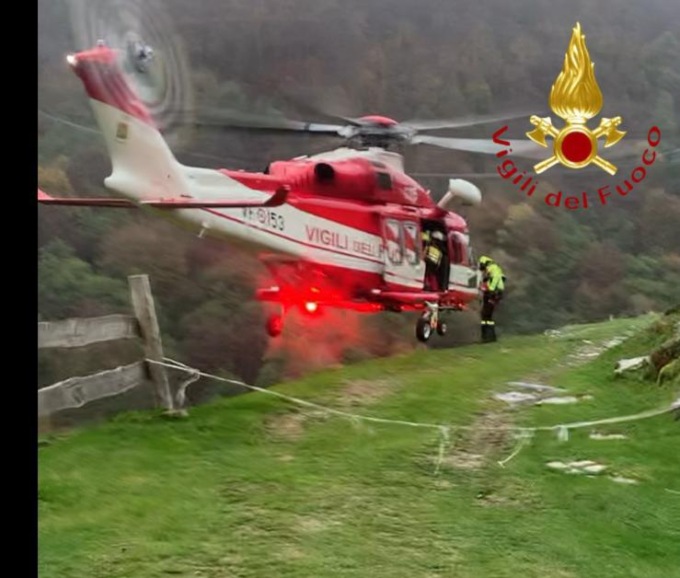Salma recuperata sul Bisbino: intervento di vigili del fuoco, carabinieri e soccorso alpino
