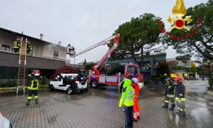 Incendio in una pizzeria ad Arosio: evacuate due persone