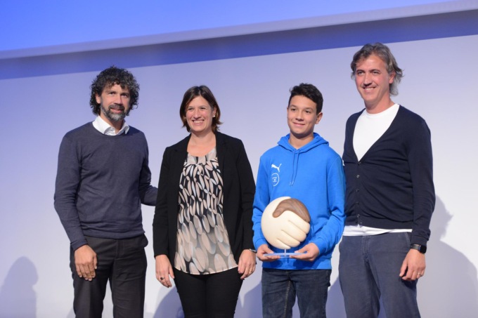 Il baby portiere campione di fair play premiato a Bolzano per il suo gesto