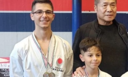 Gioele e Giorgio campioni italiani di karate