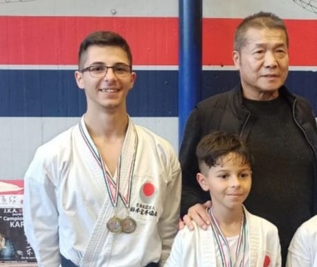 Gioele e Giorgio campioni italiani di karate