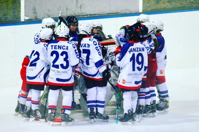 Hockey Como: primo successo per gli Under13 lariani che hanno domato Valpellice per 6-5