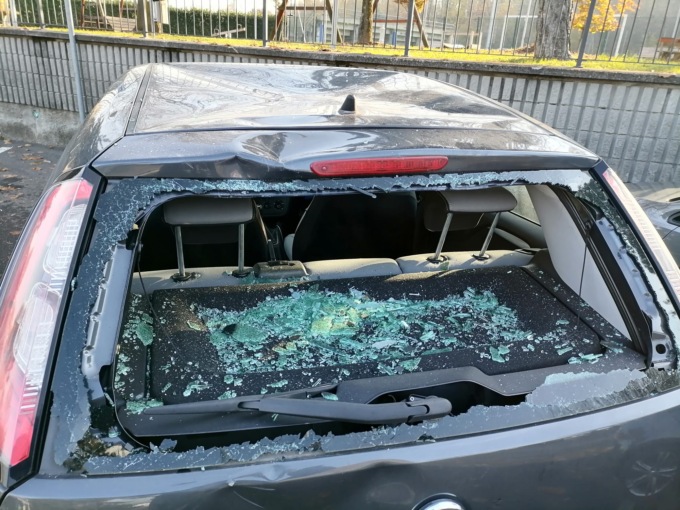 Incidente tra auto e moto a Luisago