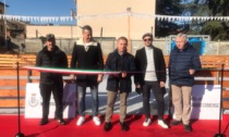 Inaugurata la pista del ghiaccio a Mariano