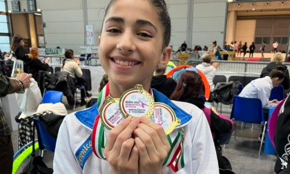 Campionati nazionali di ginnastica: tre ori per la piccola Sofia Castiglione