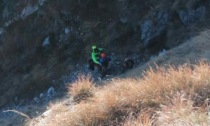Precipitano per diversi metri sul monte Grona: salvati due turisti francesi