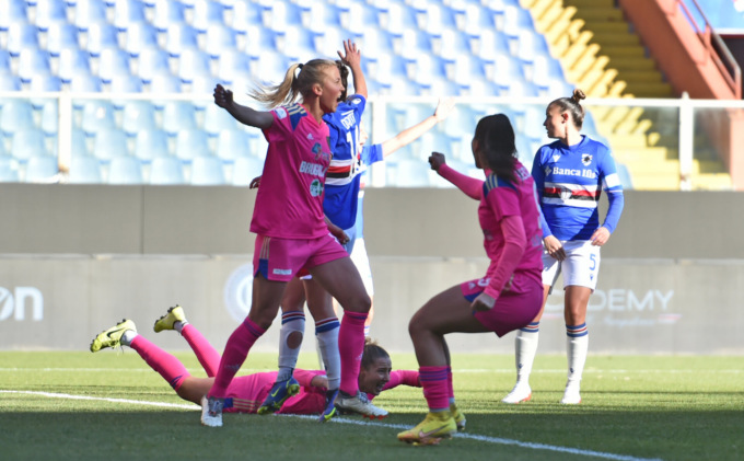 Serie A femminile: Karlernas firma il gol della vittoria contro la Sampdoria