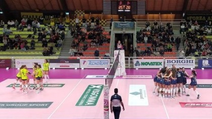 Albese Volley ko con Itas Trentino