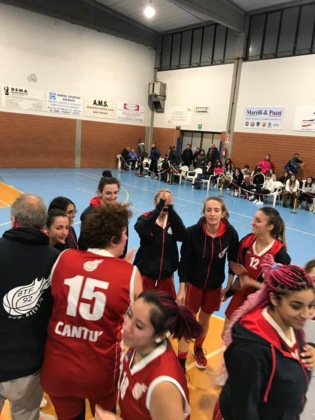 Basket femminile Btf Cantù primo successo