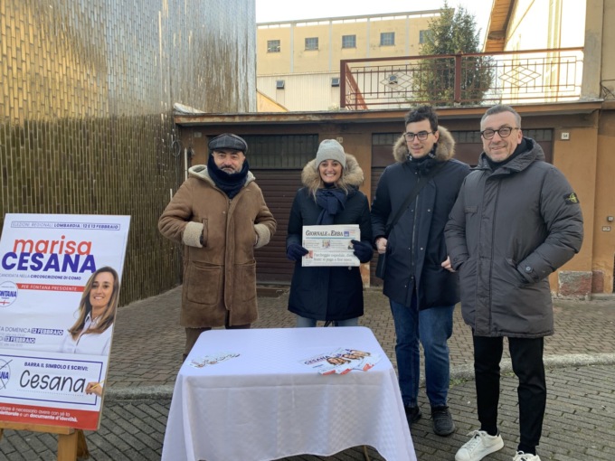 A Erba fine settimana con i banchetti elettorali