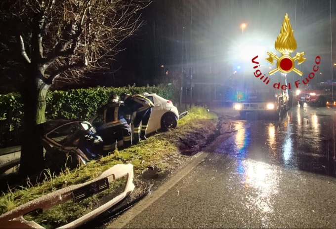 Maxi incidente a Canzo