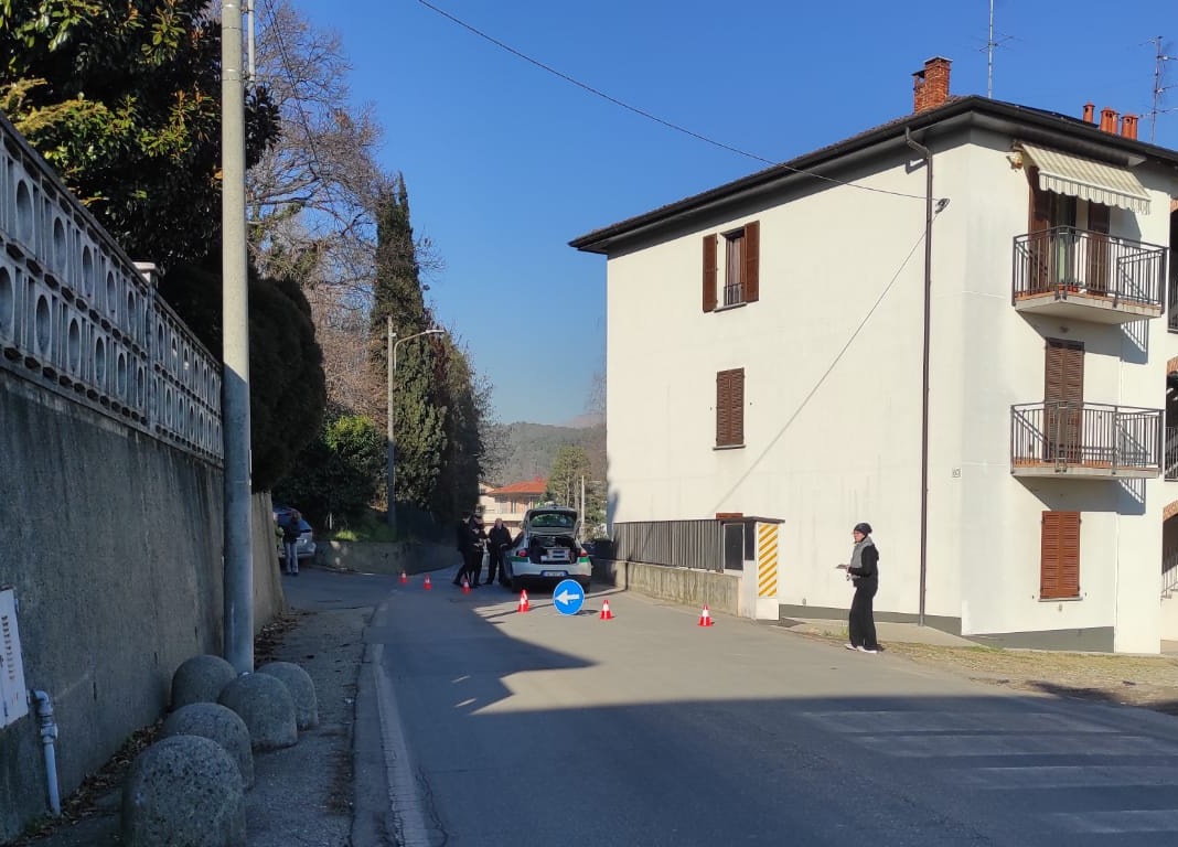 Incidente a Cantù, via degli Arconi