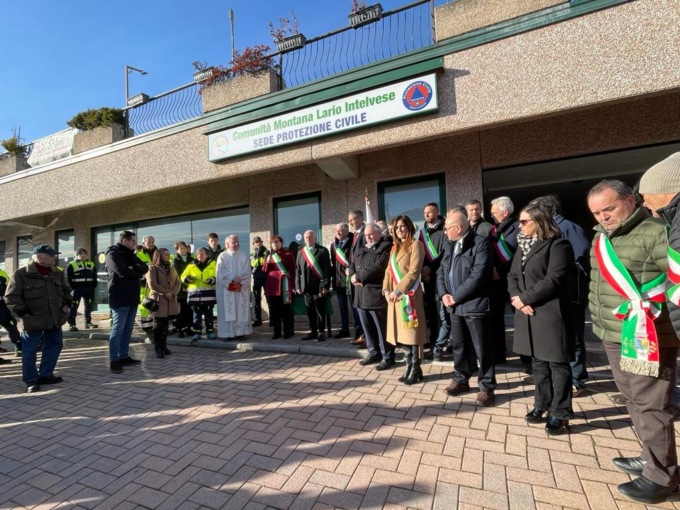 Inaugurata la nuova sede della Protezione civile della Comunità Montana