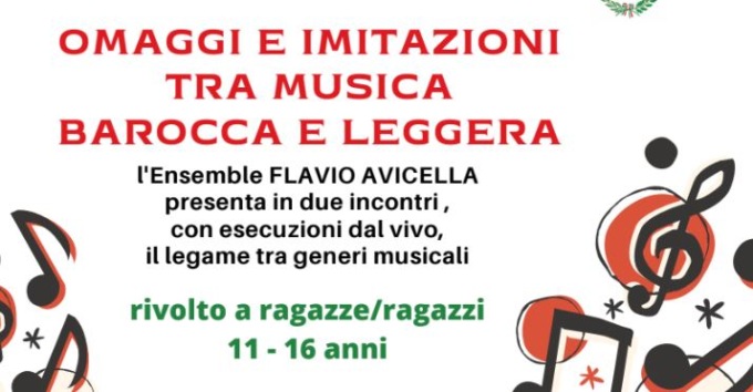 Omaggi e imitazioni tra musica classica e musica leggera: un’iniziativa dedicata ai giovani