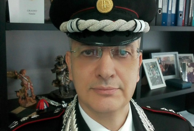 Dopo 40 anni di servizio va in congedo il Colonnello Natale Grasso, comandante dei Carabinieri di Campione