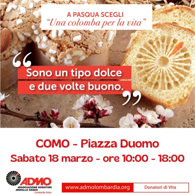 “Una colomba per la vita”: Admo in piazza Duomo
