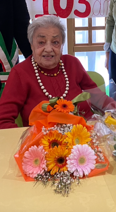 Maria Pontiggia, 103 anni: compleanno da record in Casa anziani