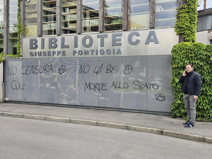 Nuove scritte anarchiche a Erba, Zoffili: “Fatto gravissimo”