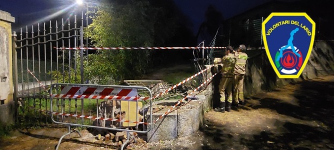Trattore incastrato a Casnate