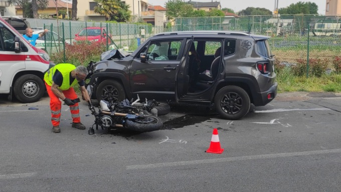 Incidente auto moto