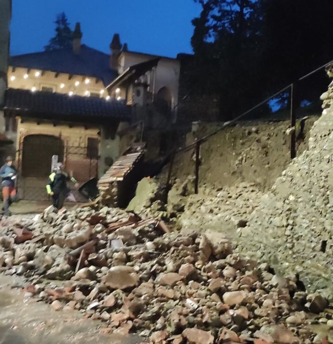 Medioevo, muro crollato: si ipotizza un nuovo ingresso al parco