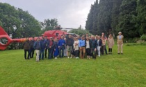 Il Royal Air Squadron in visita sul Lago di Como insieme all'Aero Club Como