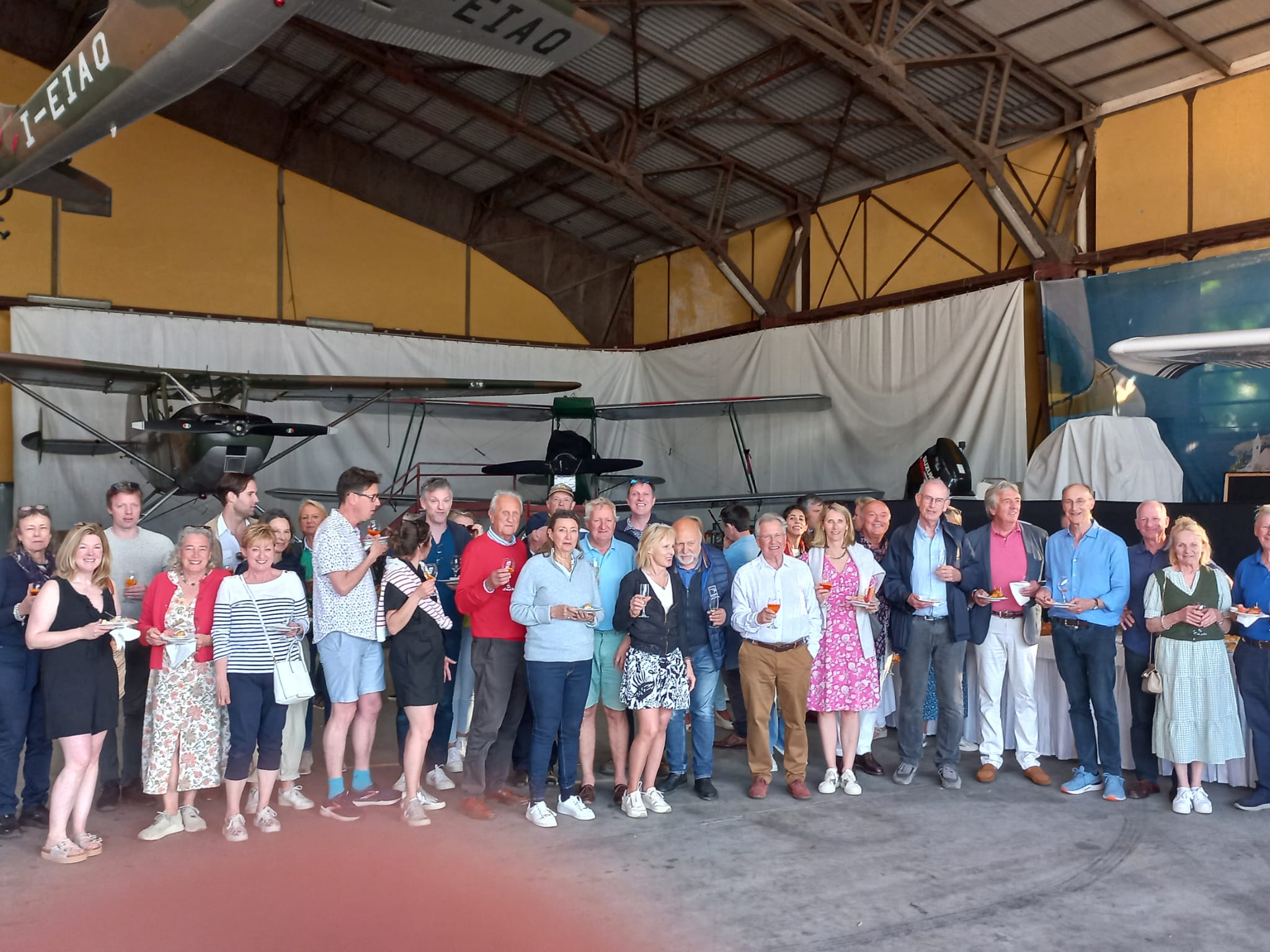 Rpyal Air Squadron e Aero Club Como, brindisi di benvenuto