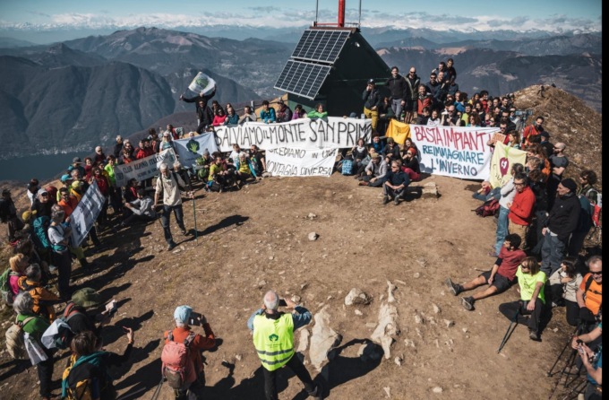 “Note al tramonto” sul Monte San Primo
