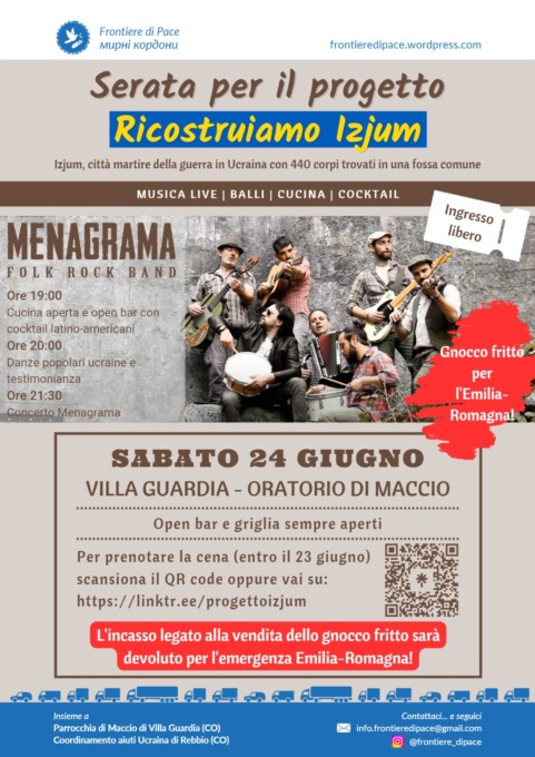 Ucraina ed Emilia Romagna unite in una serata di solidarietà
